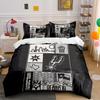 San Antonio Basketball Design Set Copripiumino Biancheria da Letto Copripiumino Federe  (1*Copripiumino 2*Federe, senza piumino)