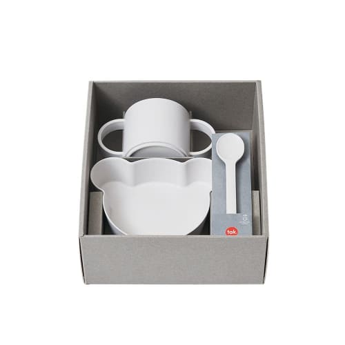 

tak BIO KIDS DISH gift box bear mini, white (JTN-2011-WH)
