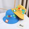 Baby Dinosaur Sun Hat With Wide Brim Cotton Polyester For Spring Autumn Kids Sun Protection