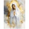 Poster Prayer of Mary In Golden Glow Poster Prayer of Mary In Golden Glow, 30X40 Cm, Unframed, Matte Paper 230 Gsm