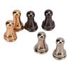 30 Pcs Round Head Rivet Screw Solid Brass High Hardness Good Toughness Ball Head Button Stud Screw for Leather Bag Belt
