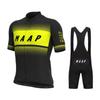 Letni Zestaw Kolarski MAAP: Koszulka z krótkim rękawem i spodenki na szelkach do kolarstwa szosowego i górskiego