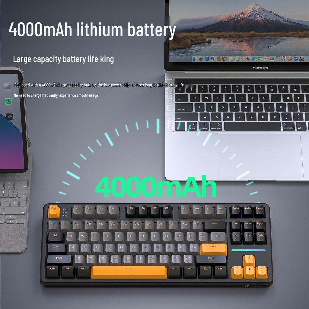 Attack Shark X87 Three-Mode Wireless Bluetooth Mechanical Gaming Keyboard