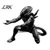Desk Organizer Alien Pen Holder for Desk, 3D Printed Pencil Display Stand Stand, Kneeing Desktop Home Office Accessories