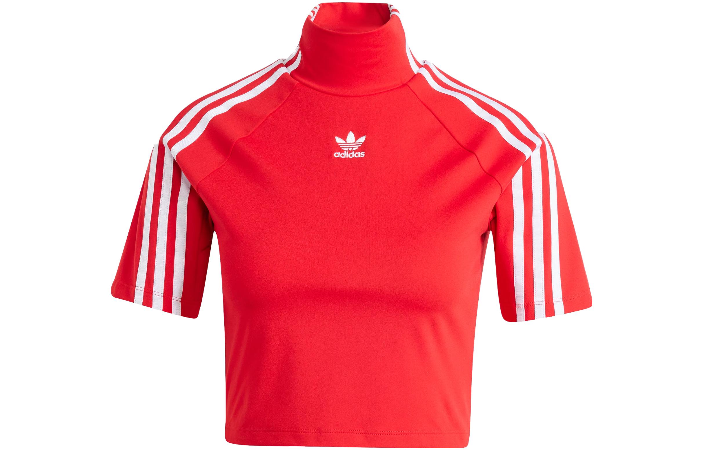 Adidas Originals Raglan Sleeve T Shirt Women s Red IV9320 L