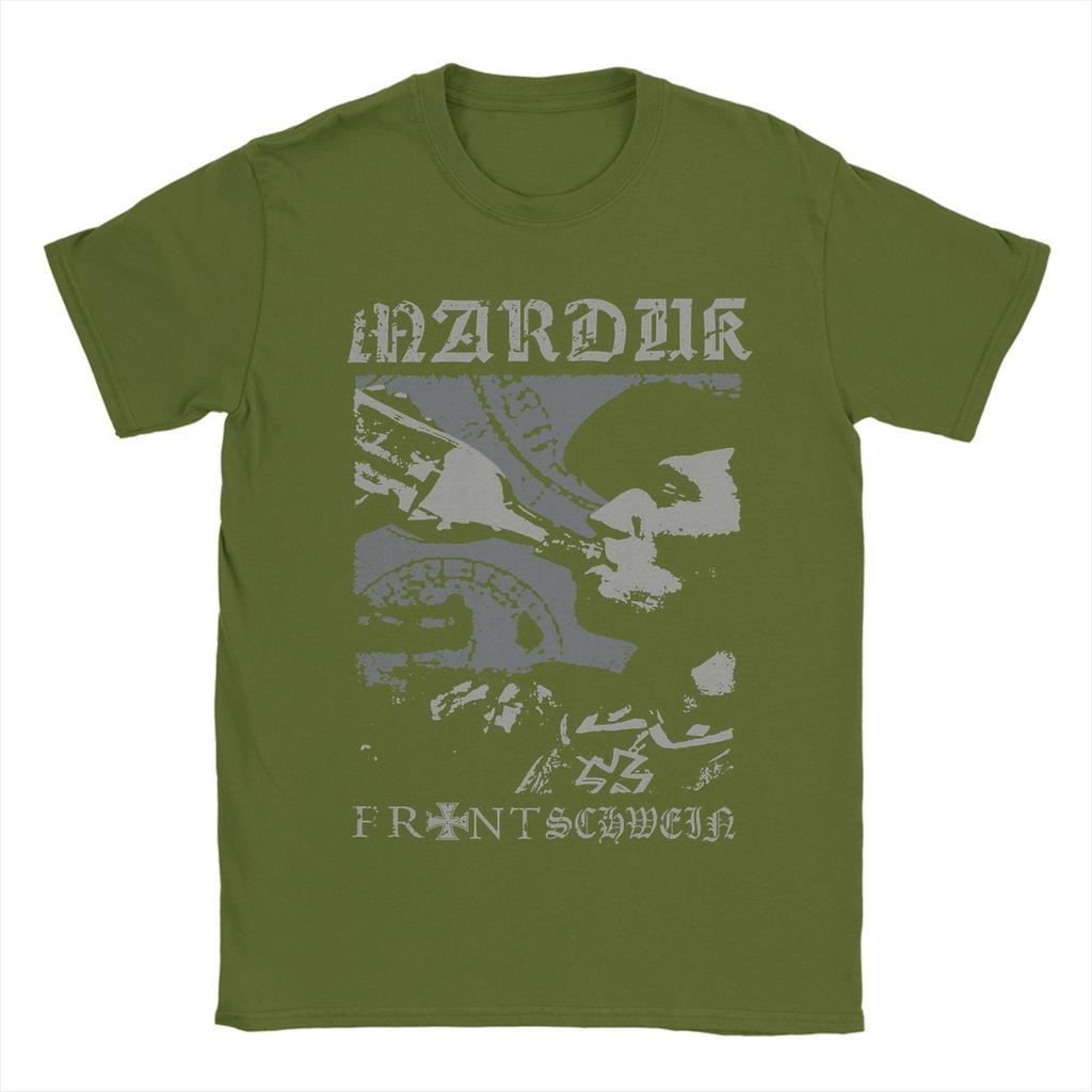Oversized T Shirt Summer Marduks Band  Hippie T-Shirts  Cotton Tshirt for Man Y2K Classic Printed Short Sleeve Tops