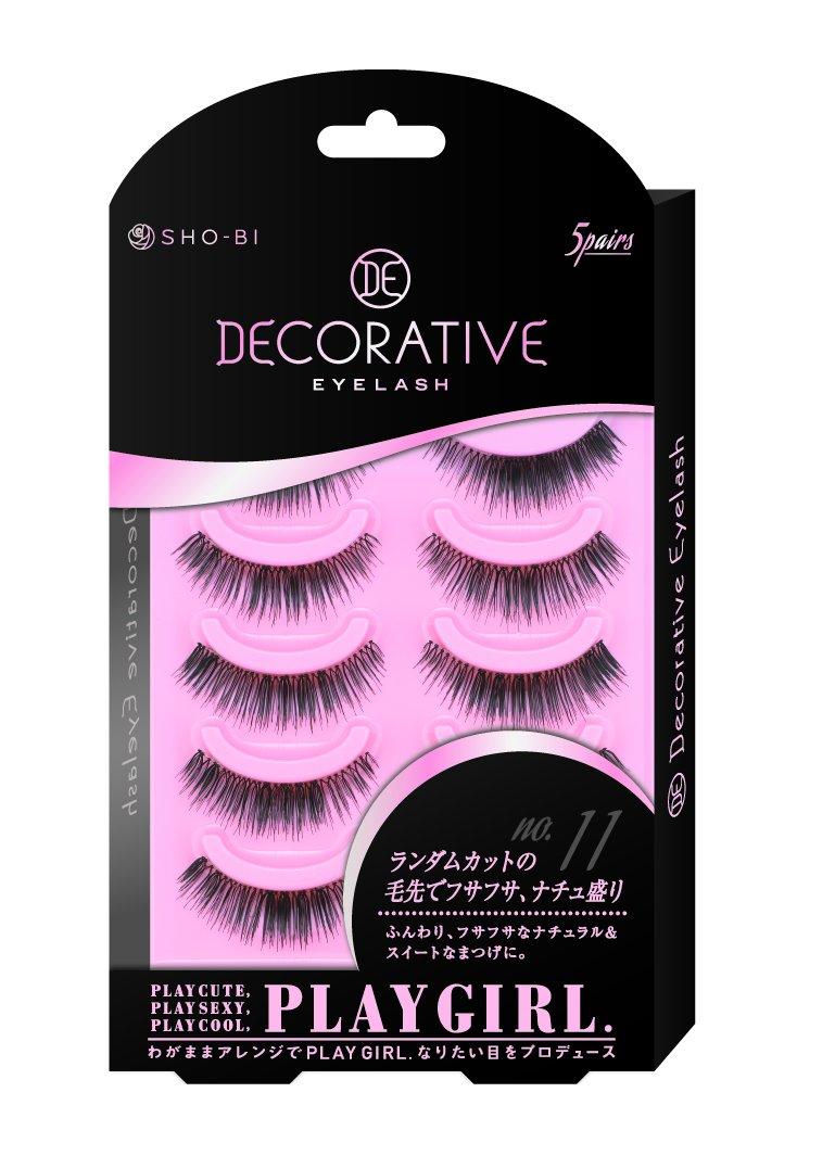 

Decorative Eyelashes Playgirl upper SE85543 5 pairs No.11 (for eyelashes) (x 1)