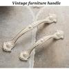 Retro dveřní klika Jednoduchá skříňka Šatní skříň Skříňka na boty Dveře Zásuvková rukojeť Nábytková rukojeť Renovace nábytkové skříňky