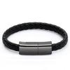 Short Leather Bracelet Data Cable 3 Options Micro USB Charging Cable Type C USB Line 8 Pin Wrist Charging Line