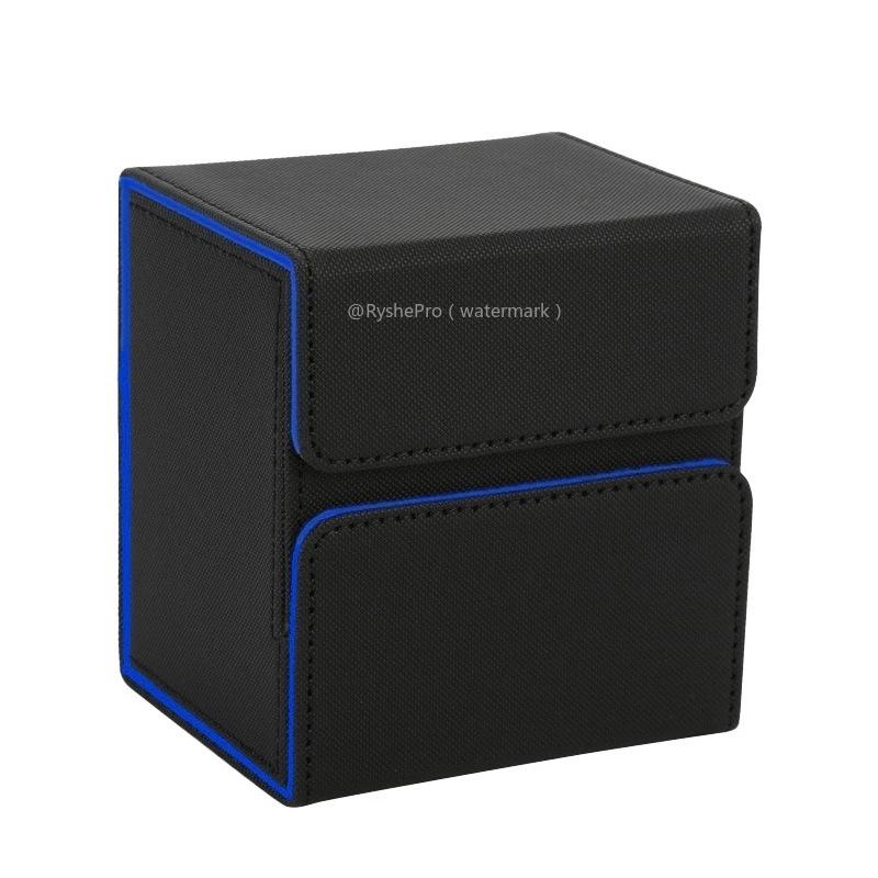 Card Deck Case Holds 100+ with Dice Tray Deck Box Cards Trading Card Storage Box for MTG TCG PTCG Sports Card with 2 Dividers