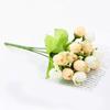 Creative 15 Heads Rose Artificial Flowers Simulation with Stems Faux Roses Flower Bouquets Bouquet Photo Props