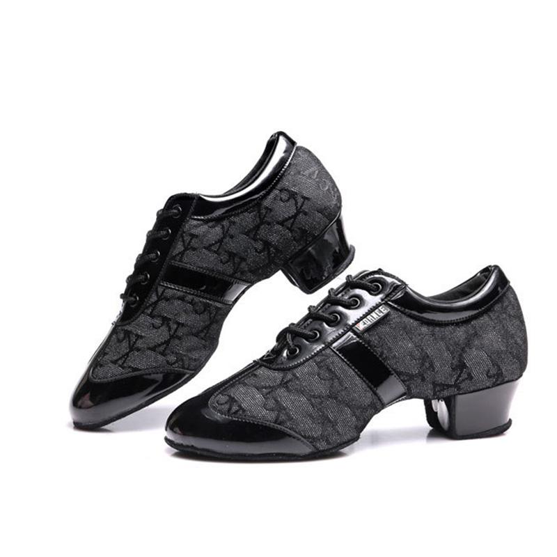 Scarpe Originali in Pelle per Danza Latina da Donna Uomo Suola Morbida Scarpe da Ballo Standard Internazionale Scarpe da Ballo Tango Salsa Festa con Tacco 3.5cm