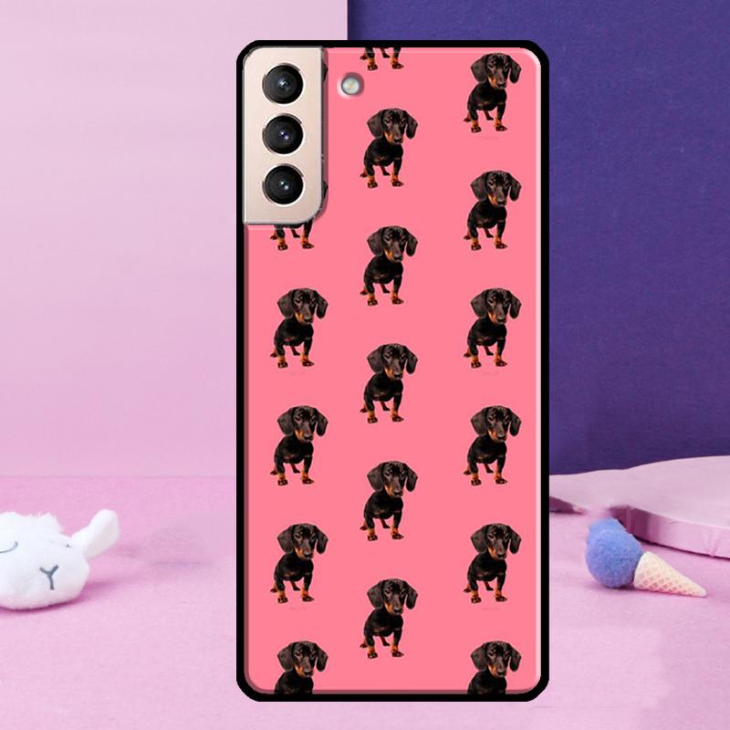 

Sausage Dog Love Phone Case For Samsung Galaxy S25 Ultra S24 Ultra S9 S10 S20 S21 S22 Plus S23 S24 FE Cover Note 20 Ultra