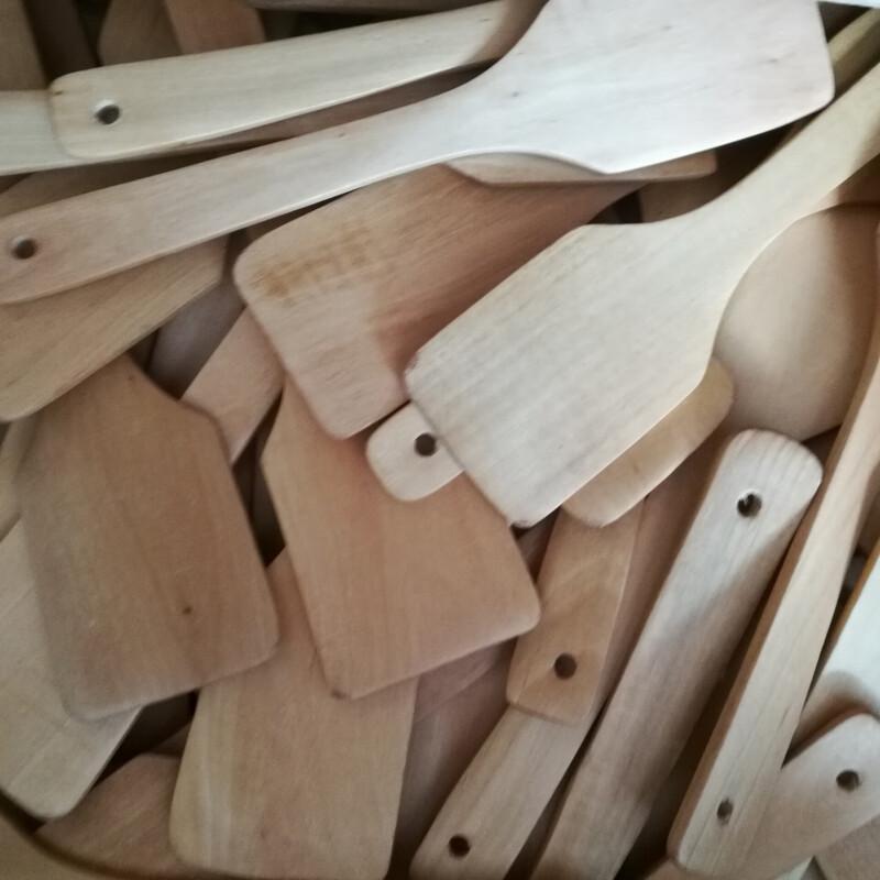 Wooden Kitchen Spatula Set