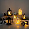 Classic City Retro LED Candlestick with Battery-Warm Light Alloy Ornament