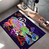 Colorful Street Art Figure Design suitable as a non-slip mat for the living room or bedroom sofa