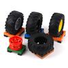 Rainbow Pig MOC Parts Wheel 15038 + 23798 Tire 107 X 44R High-Tech Compatible Bricks DIY Building Blocks Particle Kid Toy Gift