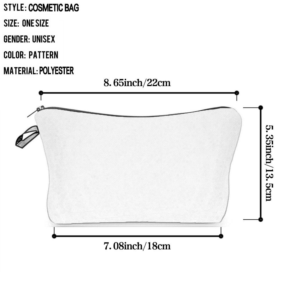 Ballet Art Girl Fashion Printed Cosmetic Bags Toiletries Organizer  School Daily Pencil CasesOutdoor Practical Makeup Bag Female