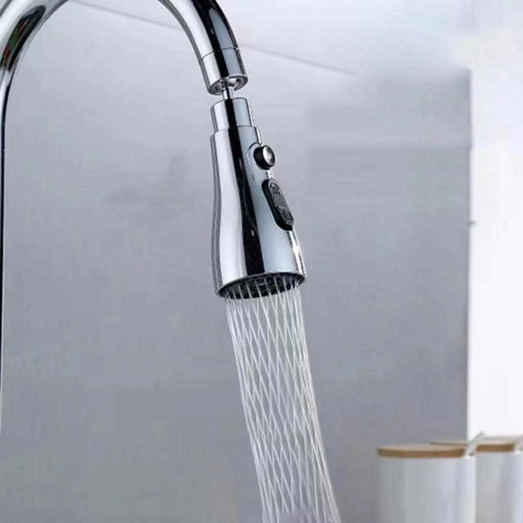 2KS Třipolohové Nastavení Kuchyňský Prodloužení Baterie Silný Rotační Pěnič Škrabka Mytí Kuchyňská Sprcha