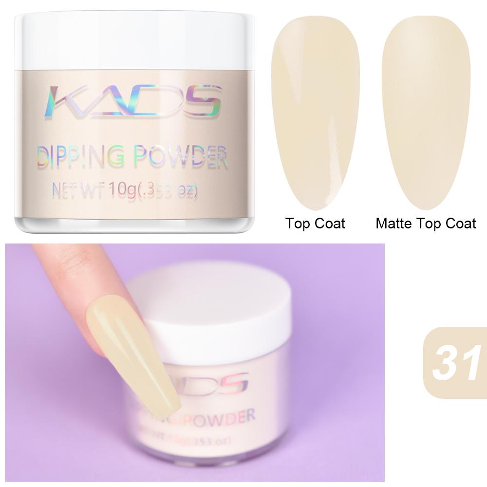 kads 10g Nail Glitter Dipping Powder 40 Colors Can Choose Nail Art Dip Powder Nude French Nail Salon