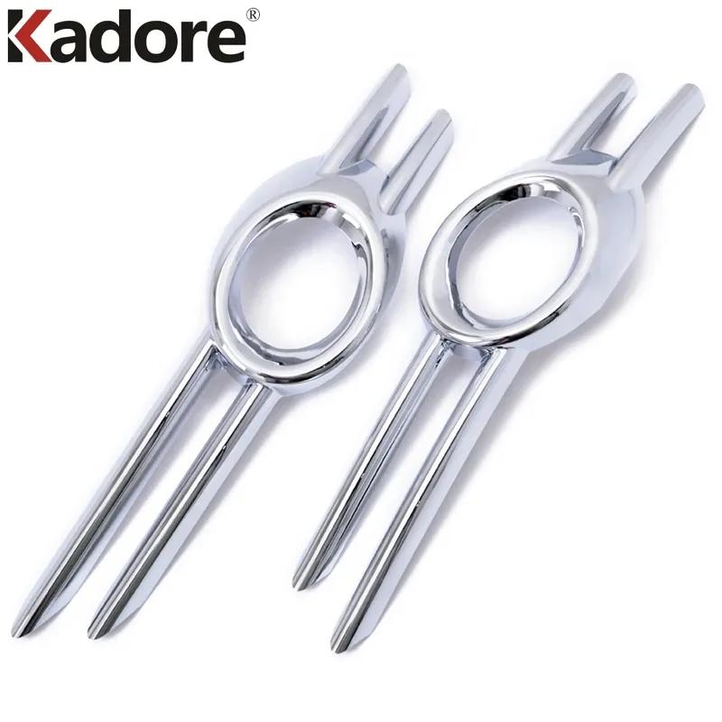 For Volkswagen VW Passat CC 2009 2010 2011 Chrome Front Fog Light Lamp Cover Trim Foglights Foglamp Bezel Trims Car Accessories