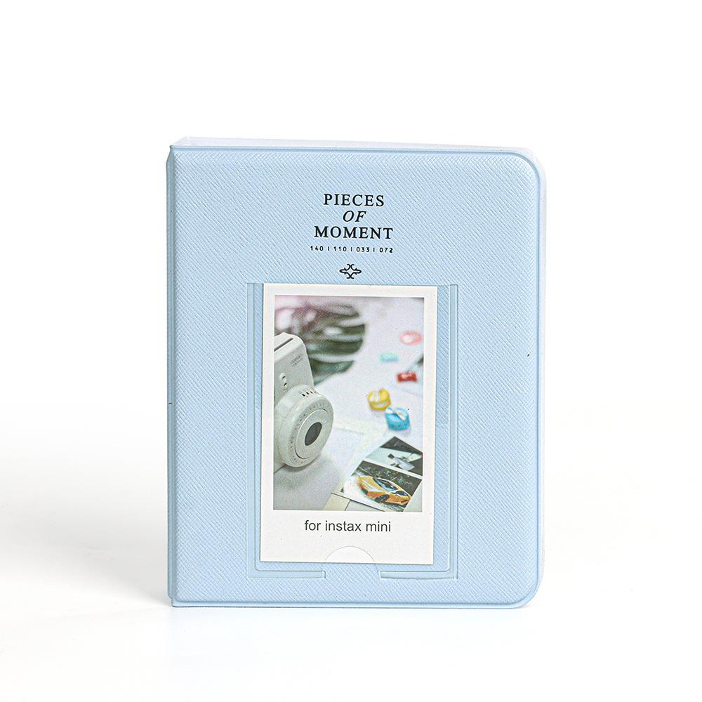 64 Pockets Photo Album Kpop Idol 3Inch Pictures Storage Case Ins Stamps Tickets Cards Organizer For Fujifilm Instax Mini 12/11/9 (As shown-20858)-