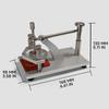 Watchmaker Repair Watch Glass Opening Tool for 18-45 Mm Flat and Convex Mirrors Non-marking Mirror Opening Tool
