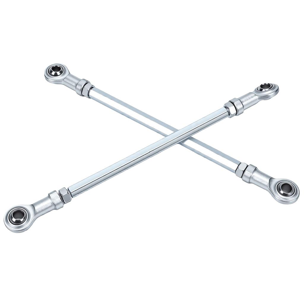 2PCS Steering Shaft Tie Rod 210mm Universal 11x5 16in 8mm Go Kart Steering Tie Rod for ATVs