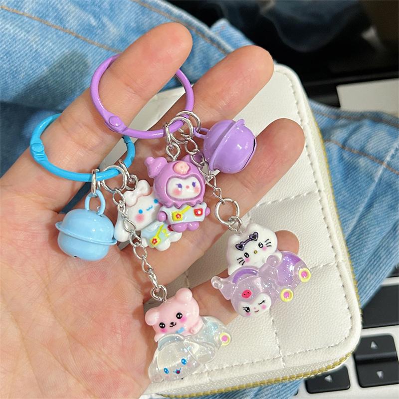 Cute Cartoon Keychain Pendant Sweet Exquisite Backpack Decoration Accessories Fashion Creative Personality Dolls Key Ring Gifts