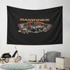 "Ramones Band Cartoon Graphic Design" Pattern Wall Hanging Tapestry Decorative Tapestry Home Decor for Bedroom and Living Room