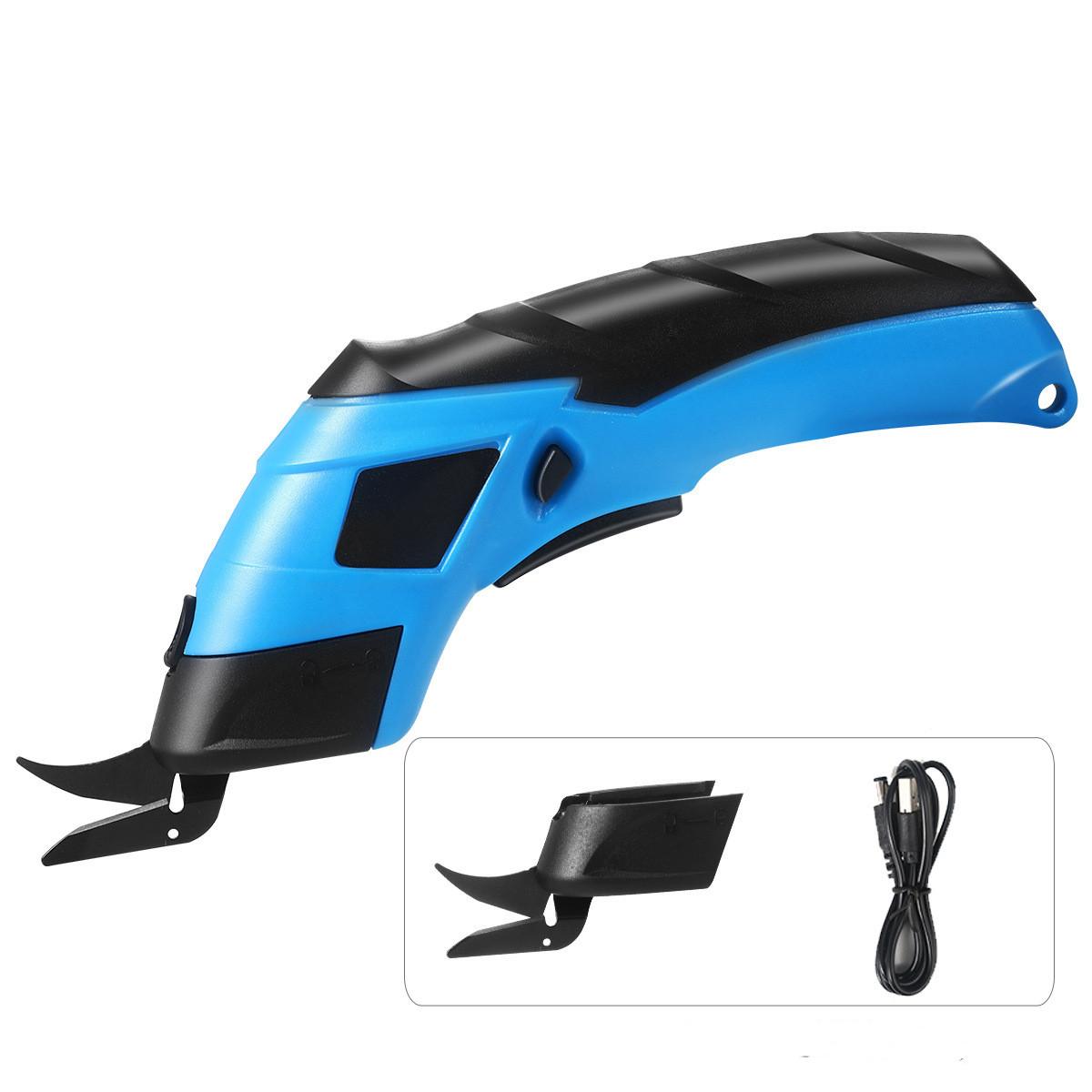 

Беспроводные электрические ножницы, ручной роторный резак с защитным рукавом, ножницы для ткани для кожаных ковров, картона 1 set