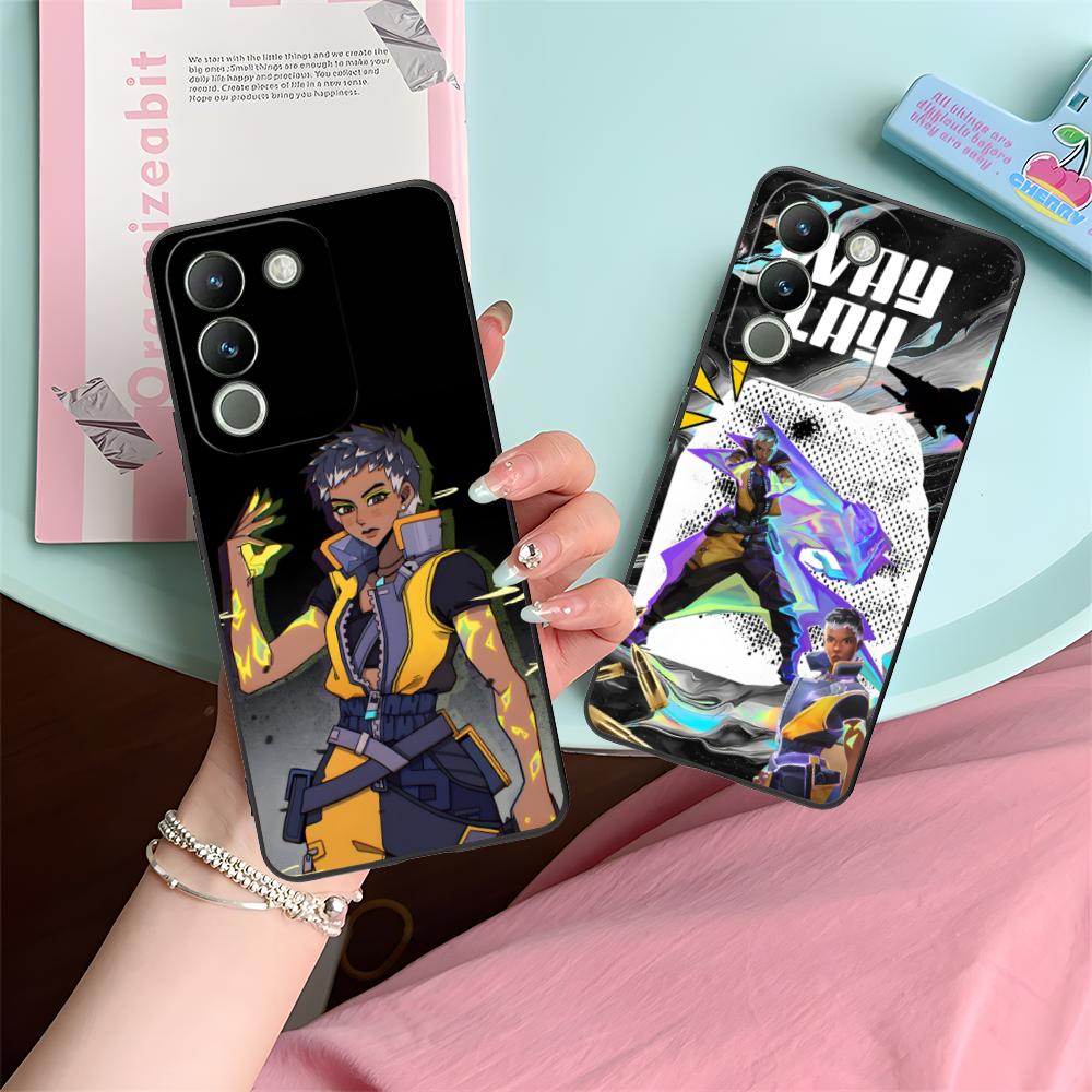 Valo Waylay Phone Case for VIVO V60 V50 V40 V30 V29 V27 V25 V23 Pro Lite 5G Soft TPU Shockproof Cover