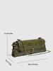 Buckle Bronze Gold Lock Antique Crossbody Clutch Shoulder Bag For Women