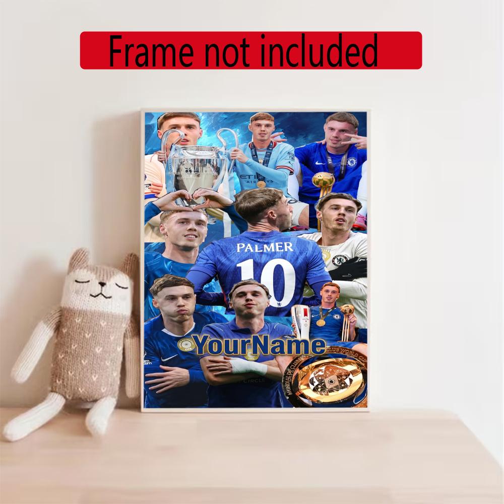 Chelsea Fc Customize Your Name Diamond Painting Round Diamond Rhinestones Mosaic Diamond Embroidery Wall Paintings Rhinestones Gift Frameless