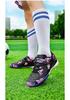 Children's Velcro Studded Football Shoes for Teens - Boys & Girls Grass Training Sports Sneakers
