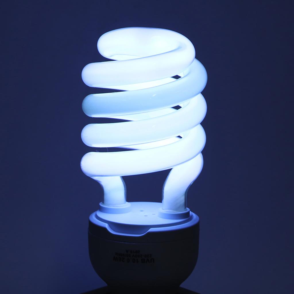 E27 26W Desert Reptile Terrarium Bulb UVB Calcium Ultraviolet Lamp 220 250V 10.0