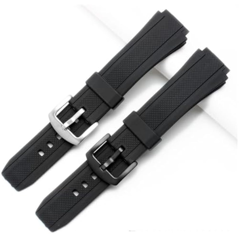 EF552 Black Silicone Rubber Sport Watch Strap Casio Edifice EF-552 Watch Band EF-552D Male Bracel...