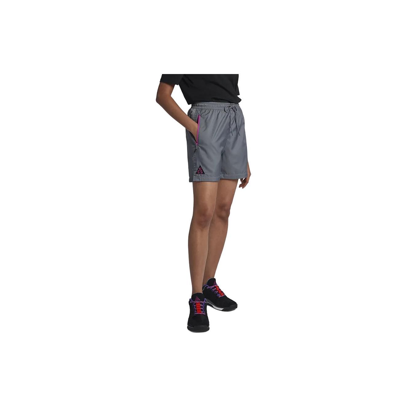 

Nike Acg Logo Прямые повседневные шорты мужские низ серые AO8273-065 XXL