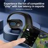 Bluetooth 5.3 Headphone Signle Digital Display Sports Headset Wireless Ear Hook Earphone HiFi Stereo Noise Reduction Earbud