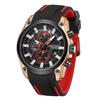 Megir Men Watches Fashion Military Quartz Waterproof Wristwatch Silicone Strap Sport Chronograph Reloj Hombre 2144