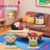 Crayon Shin-chan Reading Series Cute Particles Trendy Anime Handcrafted Figure Blind Box Ornament