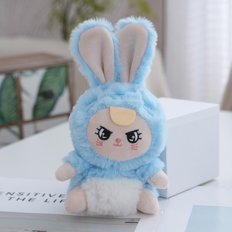Dreamy Elf Adorable Plush Bunny Keychain Perfect For Stylish Accessories Backpack