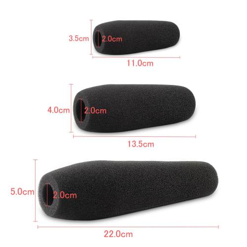 MITUKE Mikrofonová houbička protivětrná pro puškové mikrofony, Náhradní houbička pro videografii, Redukuje hluk klimatizace v domácnostech a kancelářích, Stre