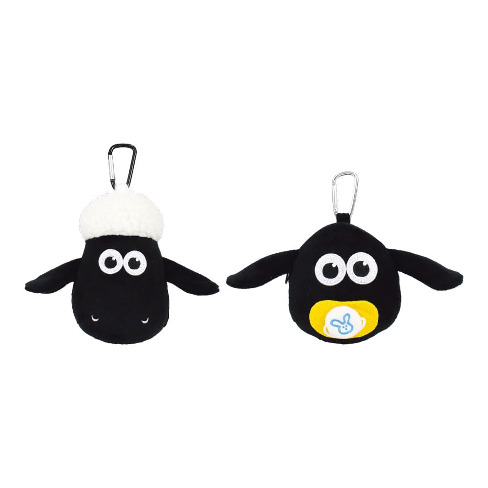 Tees Factory Timmy Shaun the Sheep Gosedjur med Dragkedja Maskot med H135 x B100 x Karbinhake, D70mm, HS-5549019TI