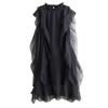 Sleeveless Plus Size Black Mesh Vintage New In Dresses for Women Casual Loose Long Summer Dress