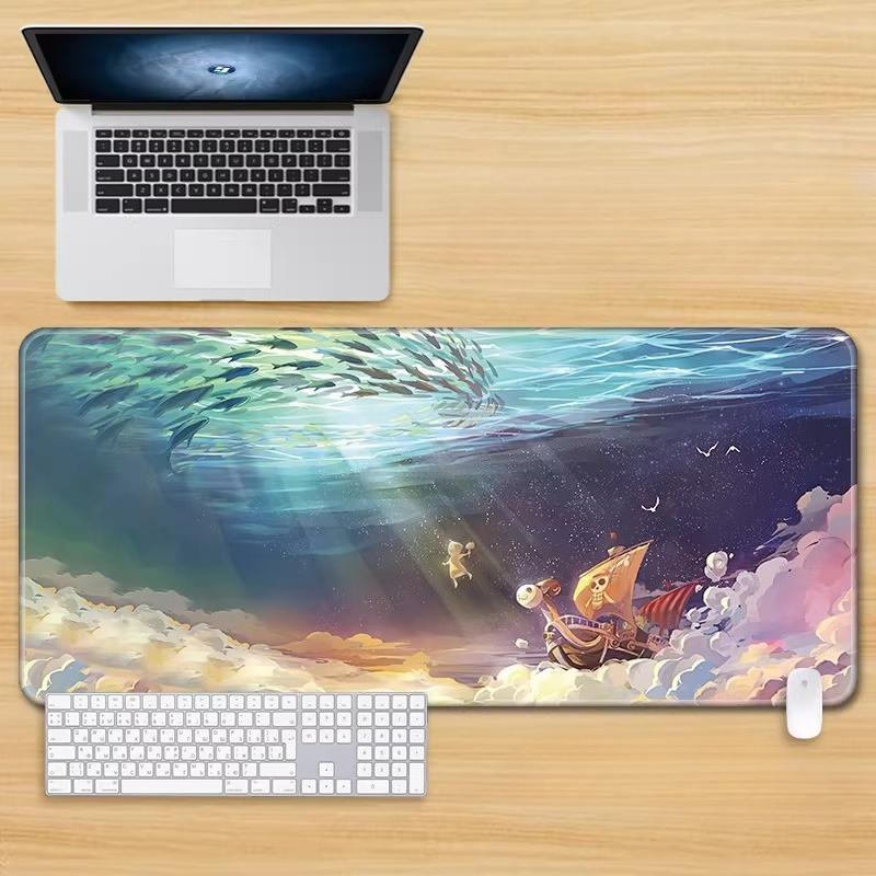 Anime Merchandise ONE PIECE Office Mouse Pad Oversized Boys Nautical King Animation Game Roronoa Zoro Computer Keyboard Cute Large Desktop Table Mat