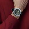Casio STANDARD 100m Wasserdichte Quarzwerk Harzarmband Uhr Herrenuhren Grünes Zifferblatt MWA-300H-3AV