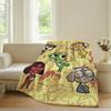 Cartoon cute KeroroS Blanket For Sofa Office Bed Plane Travel Sleep Read Relax Camping Soft And Warm