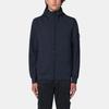 Stone Island FW24 Soft Shell Windproof Waterproof Breathable Hooded Zip Fleece Jacket Unisex jackets Dark-Blue 8115Q0322-V0020