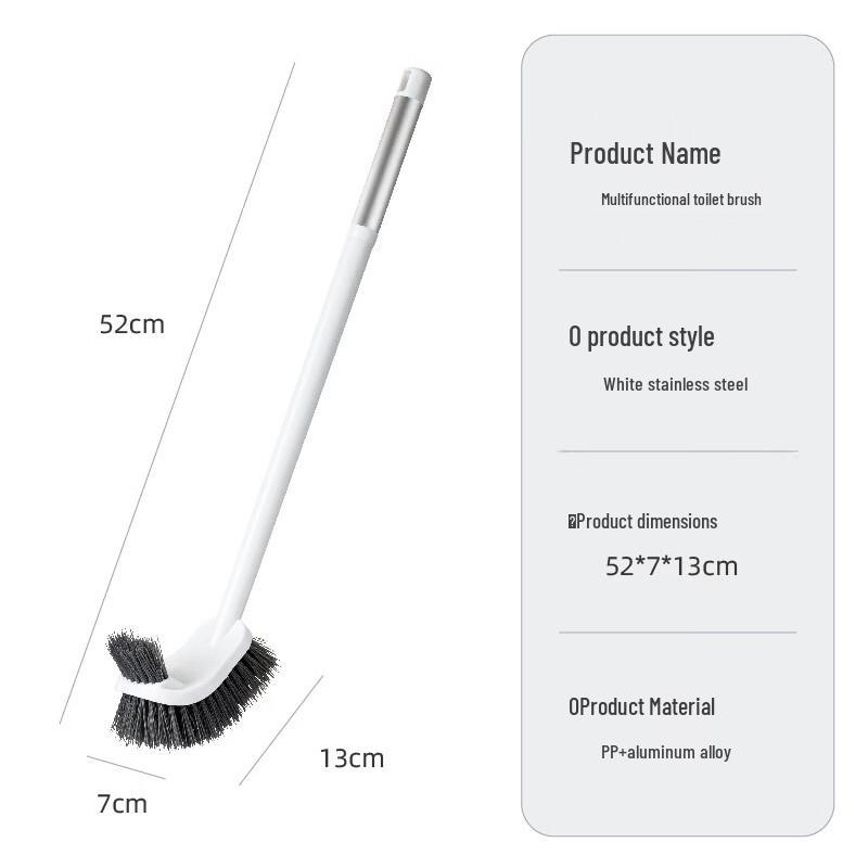 cmaos L529 Wall-Mounted Long Handle Toilet Brush (3-Pack)